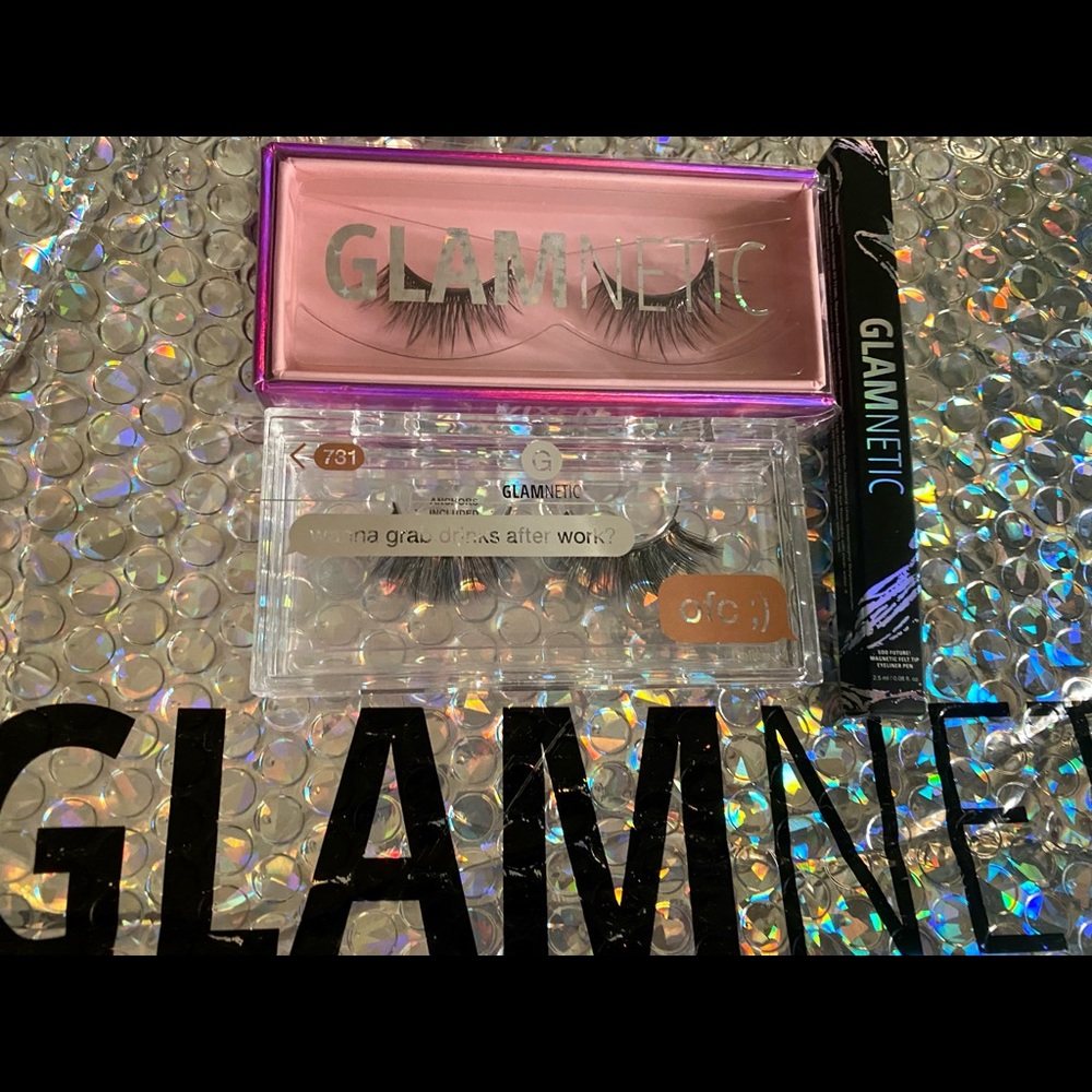 Glamnetic magnetic lashes OFC & Vixen Eyeliner